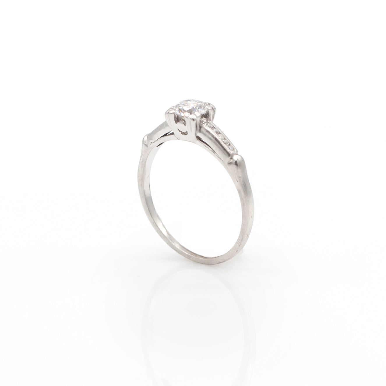 Estate Collection Art Deco Platinum Diamond Ring