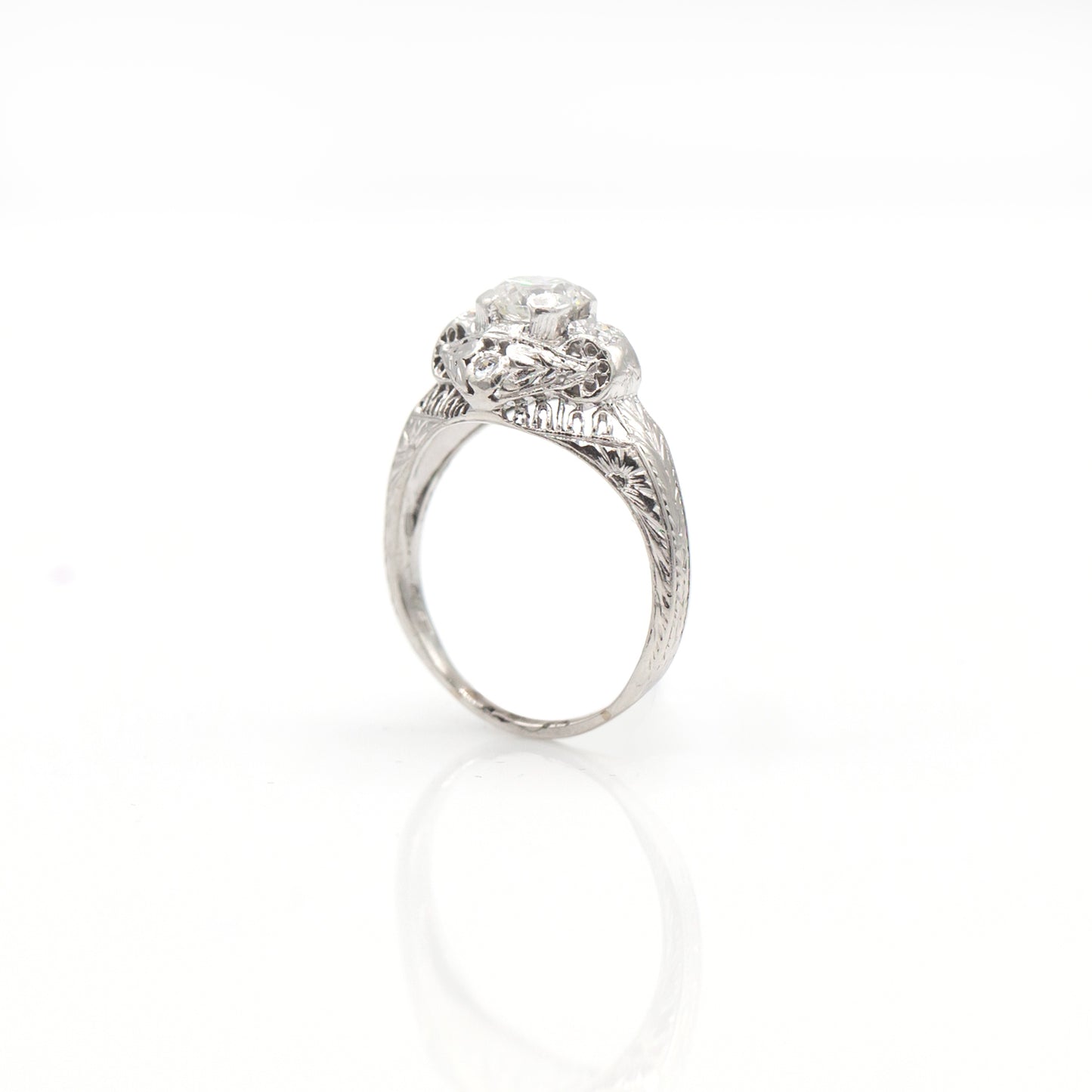 Estate Collection Platinum Diamond Ring