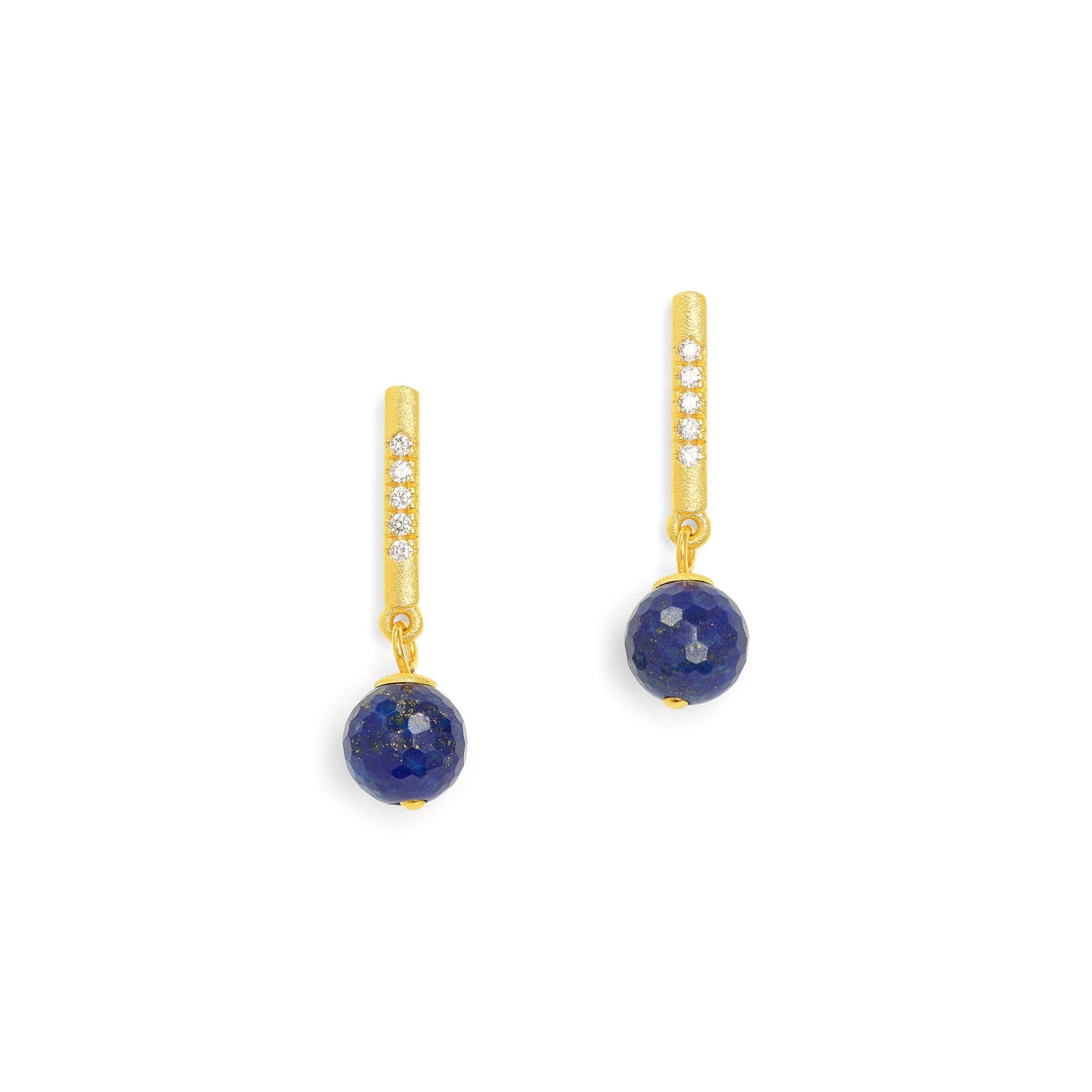 Bernd Wolf Collection "Senball" Lapis Earrings