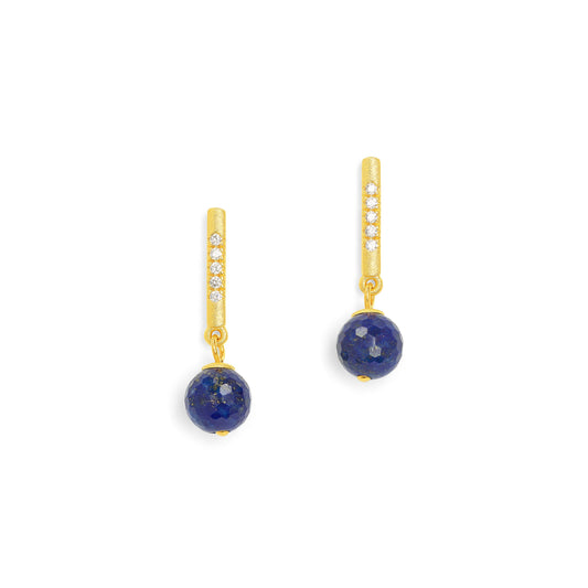Bernd Wolf Collection "Senball" Lapis Earrings