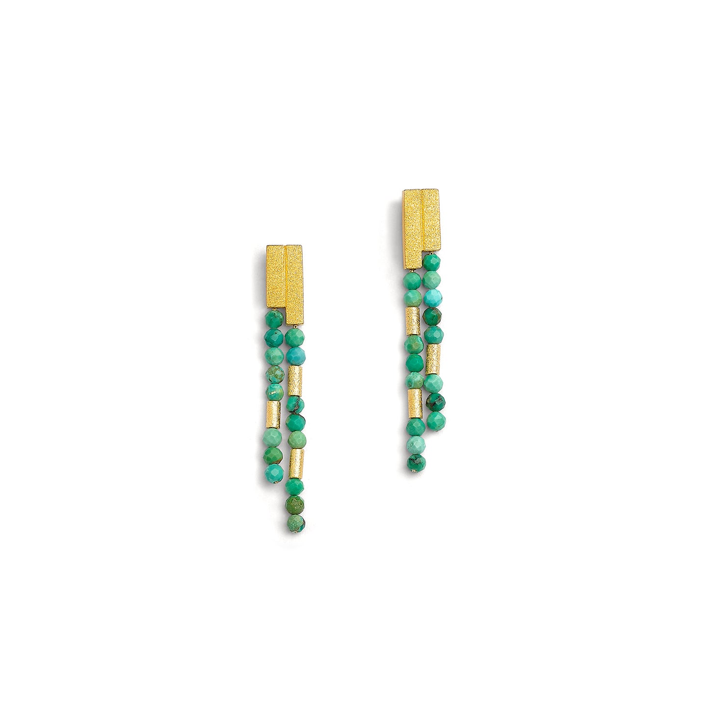 Bernd Wolf Collection "Yaneki" Turquoise Earrings