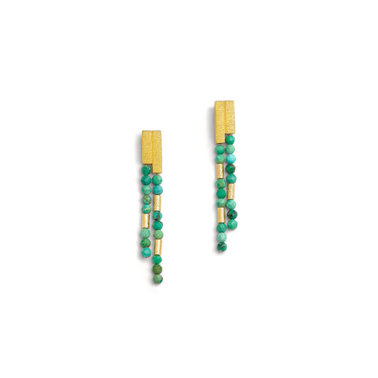 Bernd Wolf Collection "Yaneki" Turquoise Earrings