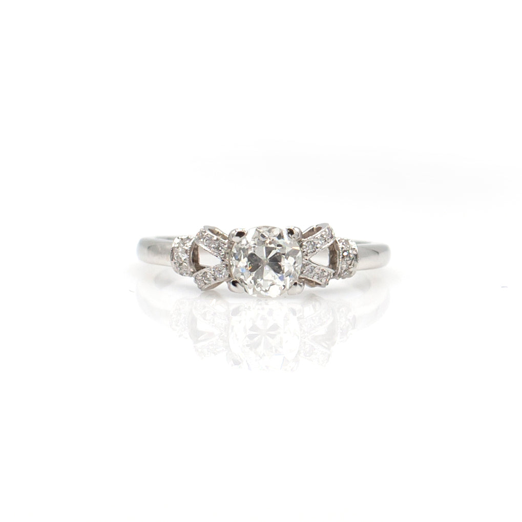 Estate Collection Platinum 1.0CT Diamond Ring