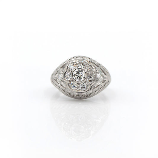 Estate Collection Platinum Diamond Ring