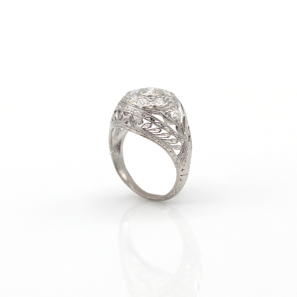 Estate Collection Platinum Diamond Ring