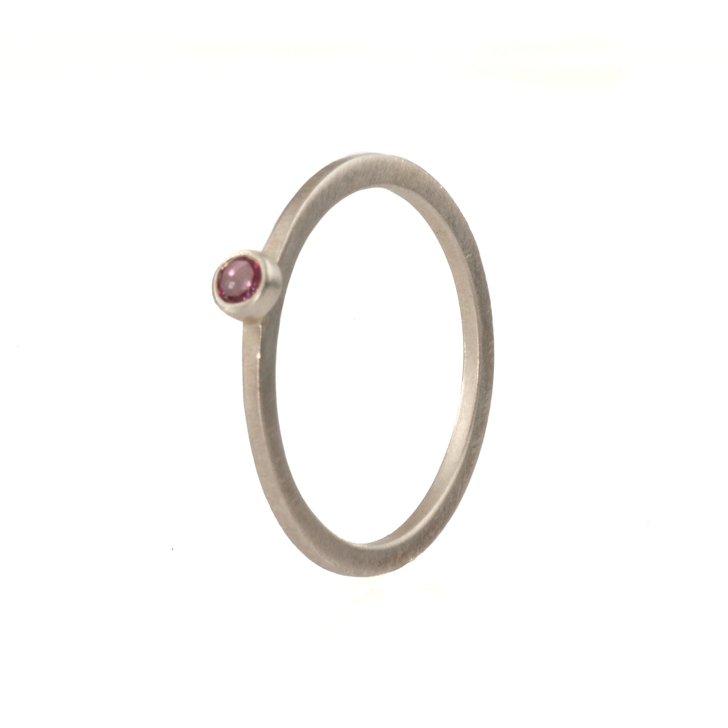 Tim Nelson Designs Sterling Pink Topaz Ring