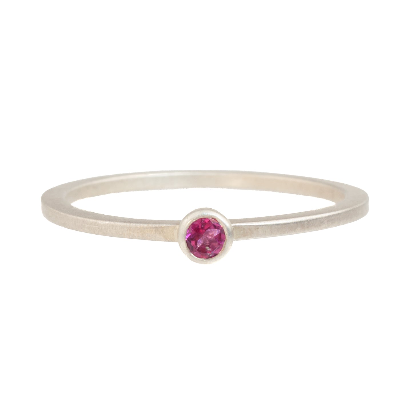 Tim Nelson Designs Sterling Pink Topaz Ring