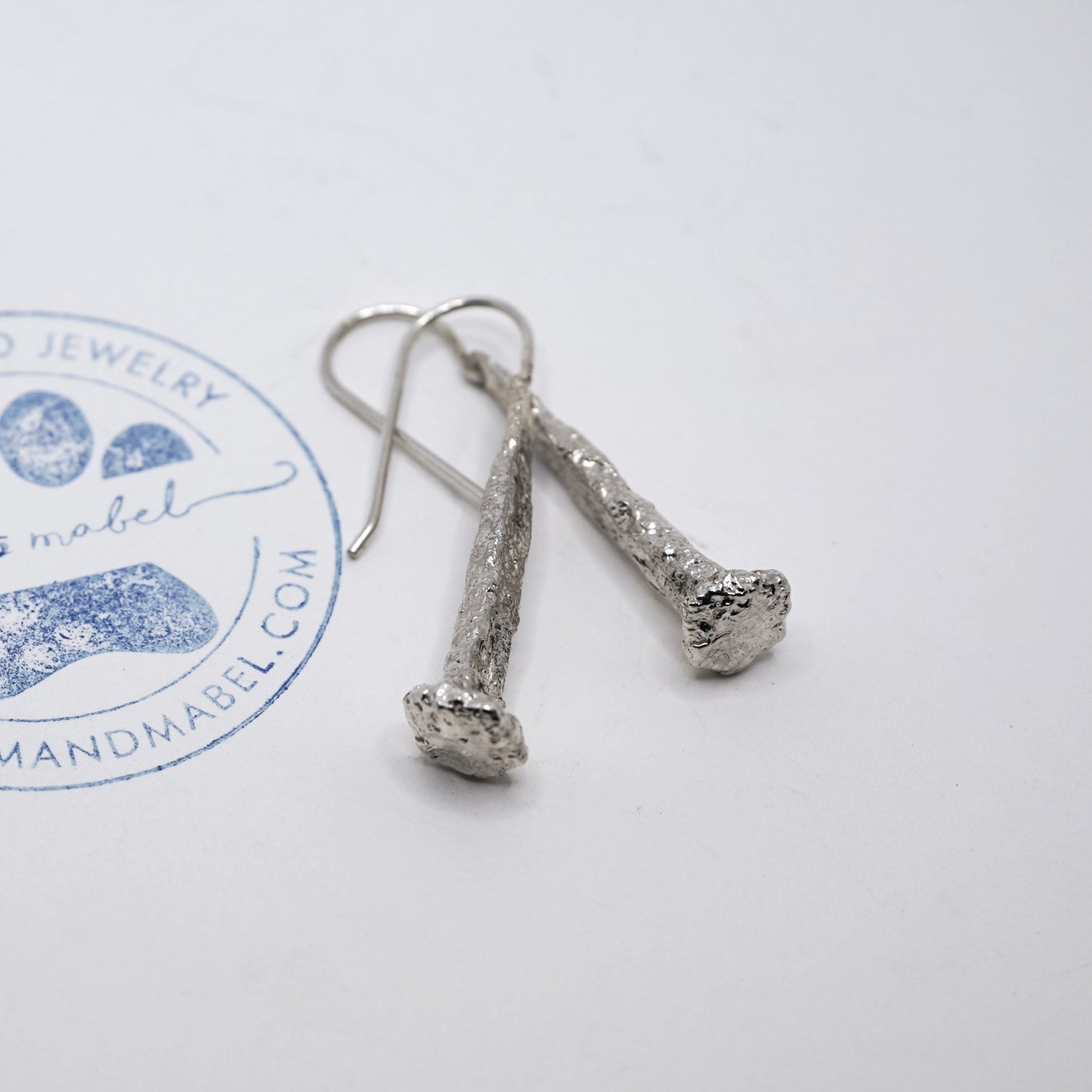Tim & Mabel 1846 Nail Earrings