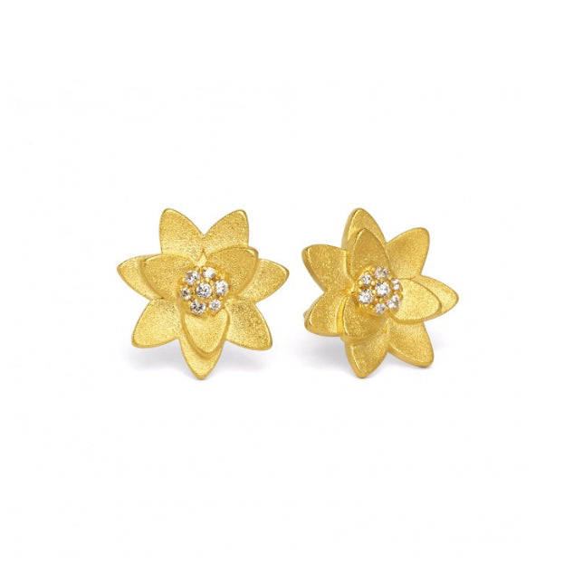 Bernd Wolf Collection "Hortensia" Stud Earrings