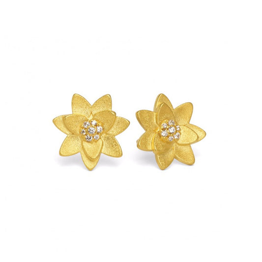 Bernd Wolf Collection "Hortensia" Stud Earrings