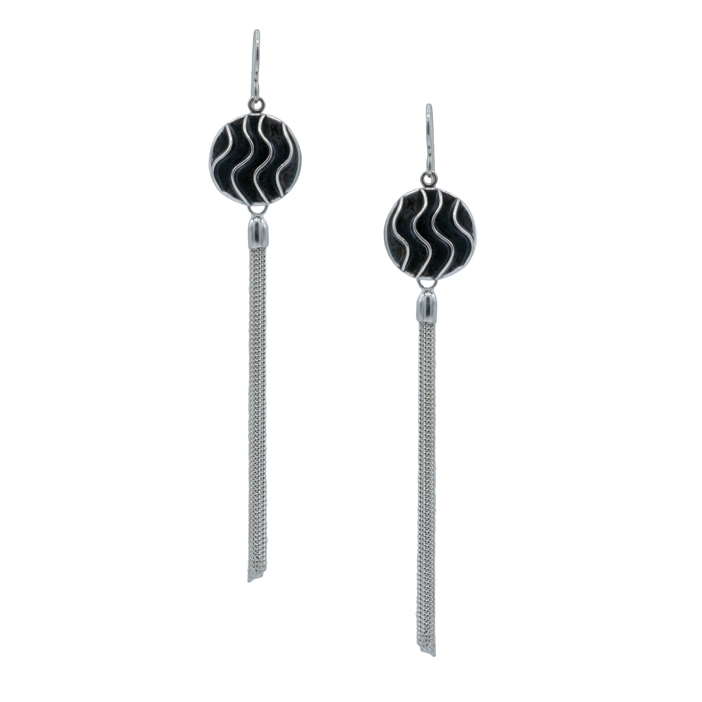 Vitrice McMurry Sterling Silver "Deco Tassel" Earrings