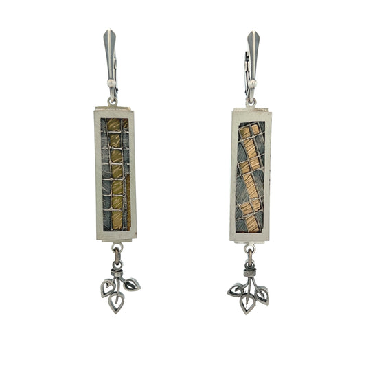 James Carter Sterling Silver Palladium Earrings