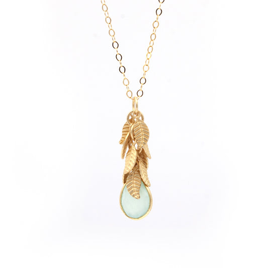 Anna Hollinger Collection Aqua Chalcedony Pendant