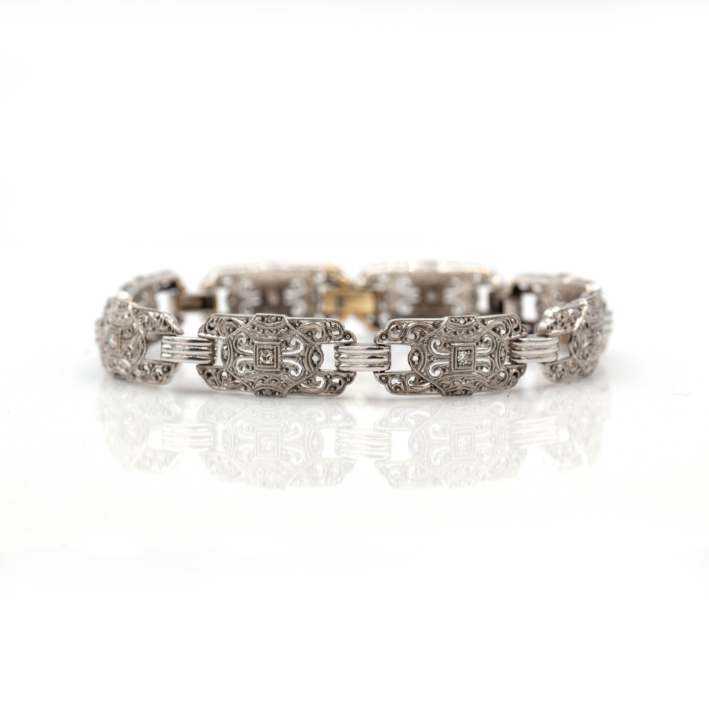 Estate Collection Diamond Art Deco Bracelet