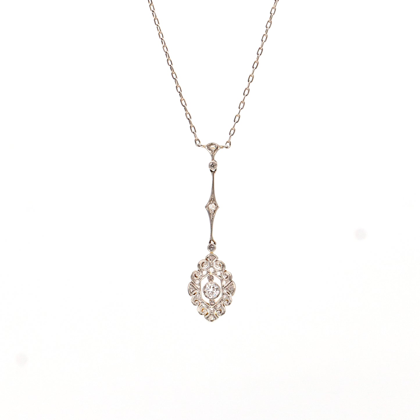 Estate Collection Art Deco Diamond Pendant