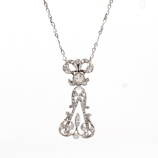 Estate Collection Art Nouveau Diamond Pendant