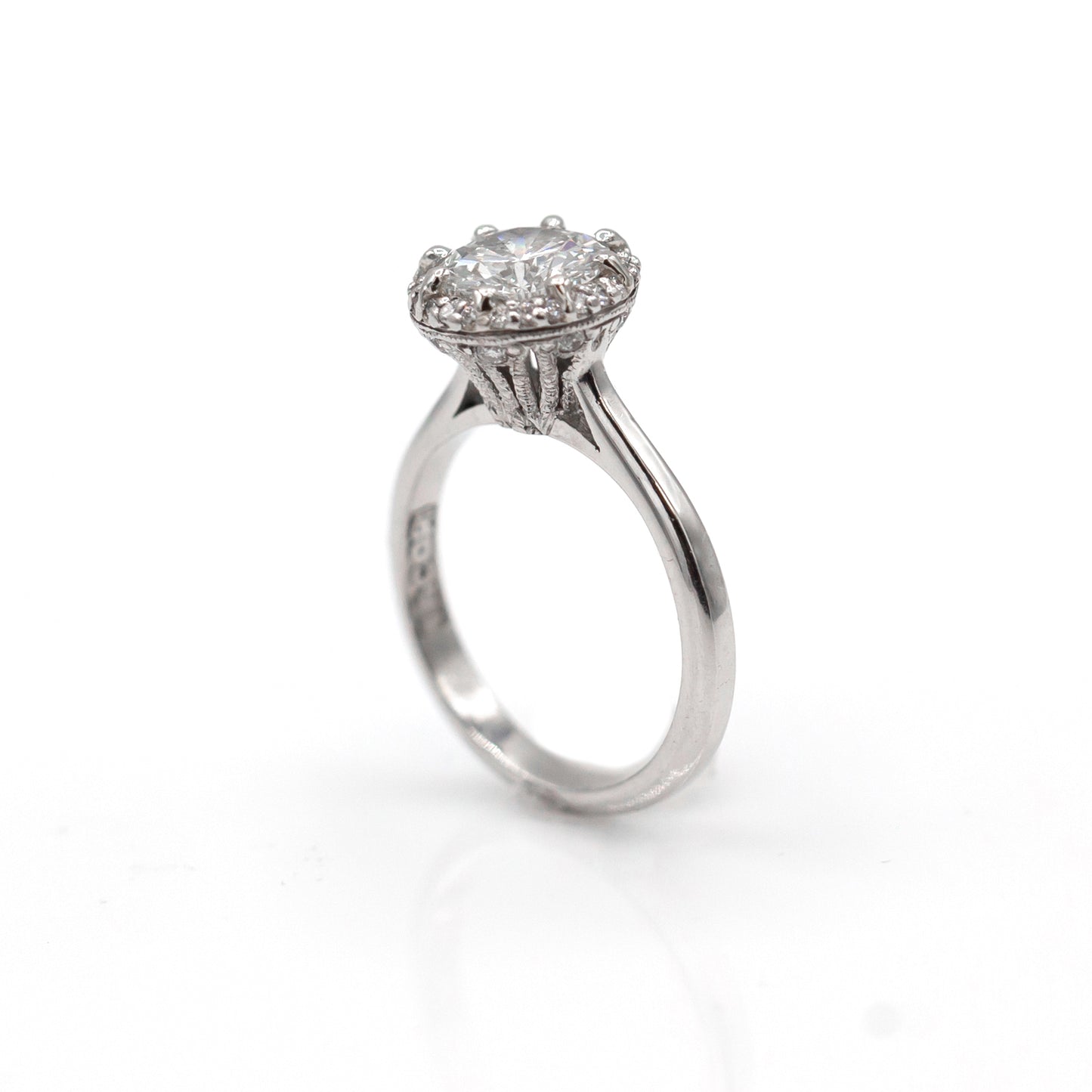 Tacori Platinum Diamond Engagement Ring