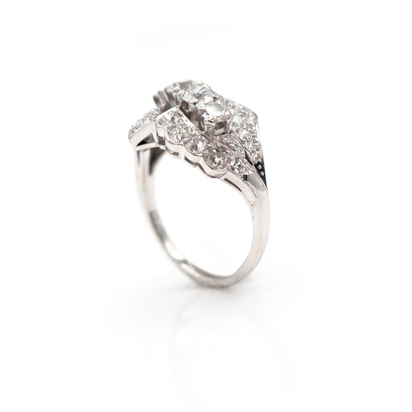 Estate Collection Platinum Diamond Ring