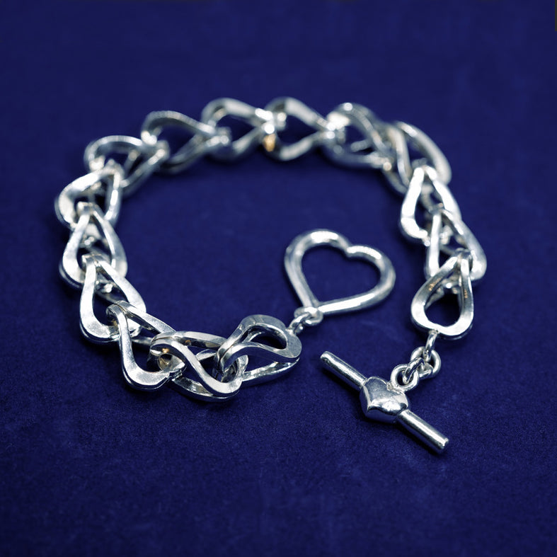Tim & Mabel Heavy Heart Toggle Bracelet – Symmetry Inc.