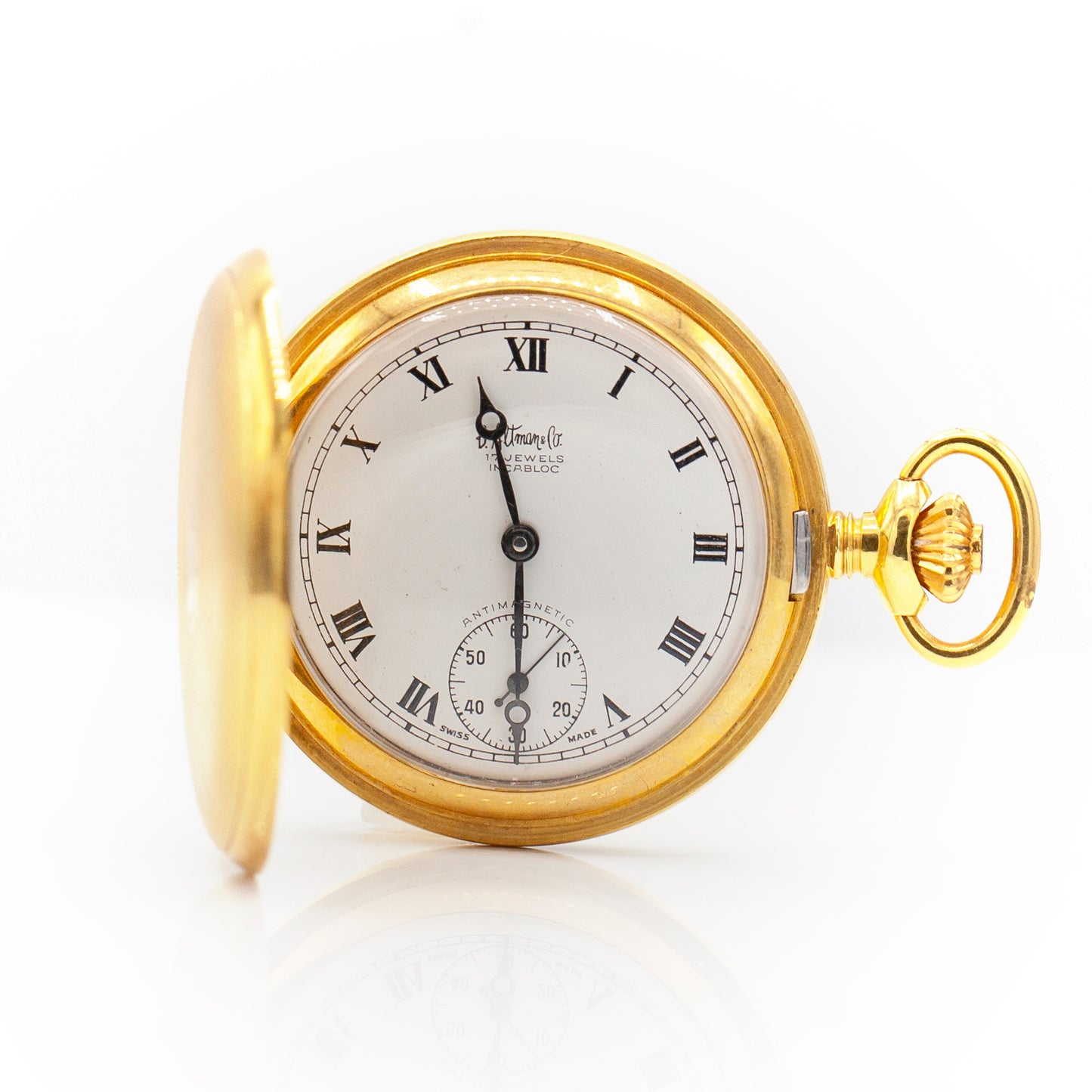 Vintage 1960 B. Altman & Co. Hunter Pocket Watch