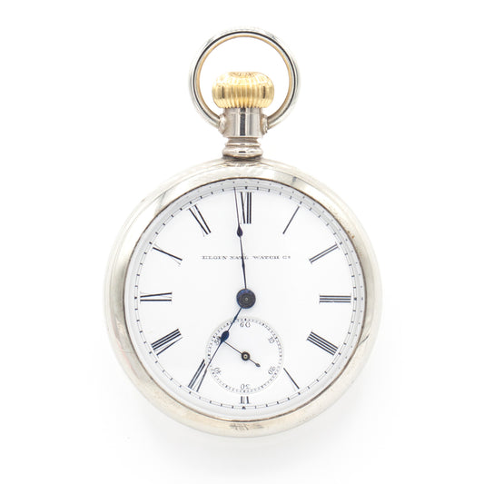Antique1886 Elgin Convertible Pocket Watch