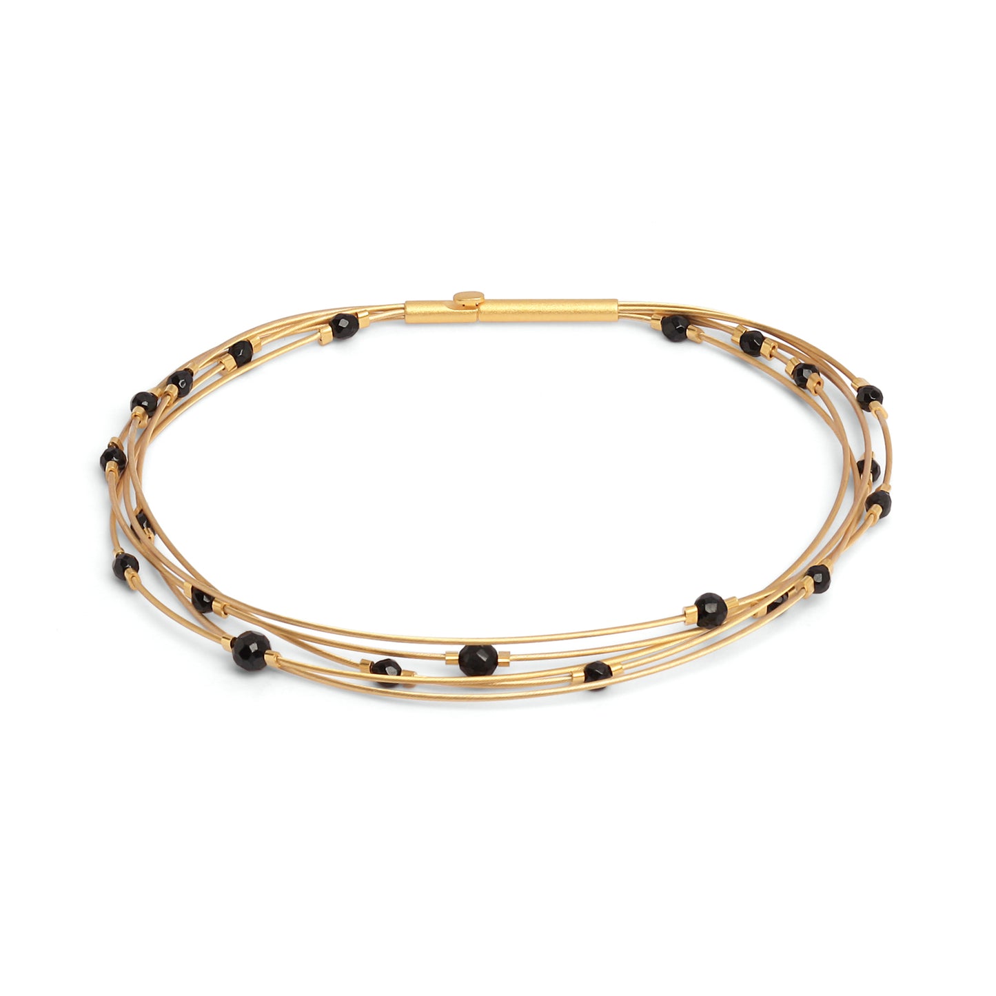 Bernd Wolf Collection "Kunia" Black Spinel Bracelet