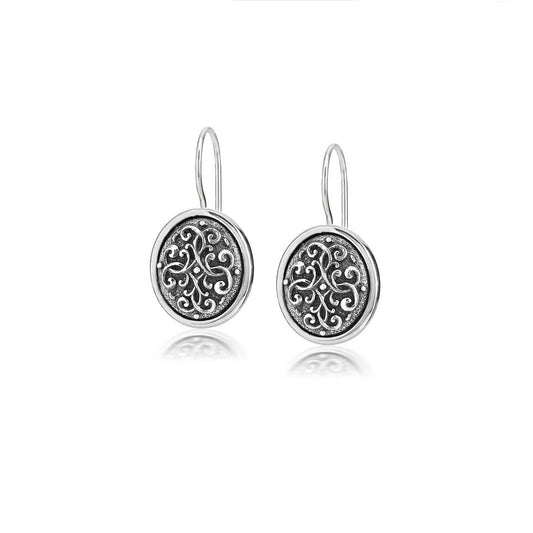 Anatoli Collection Arabesque Oval Earrings