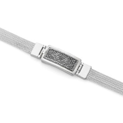 Anatoli Collection Arabesque Rectangular Locket Bracelet