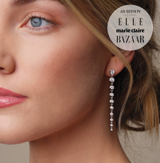 14K Graduated 2.0 CT Lab-Created Diamond Earrings