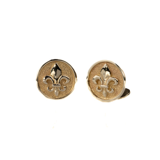 Symmetry Jewelers Fleur De Lis Cuff Links