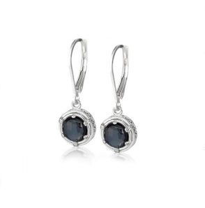 Anatoli Collection Hematite Drop Earrings (sml)