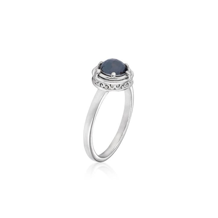 Anatoli Collection Hematite Ring (sml)