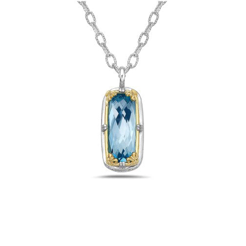 Anatoli Collection Blue Topaz Pendant