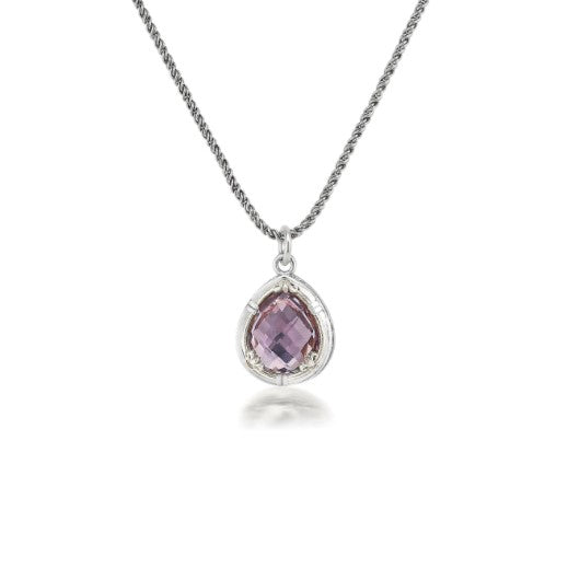Anatoli Collection Lavender Amethyst Teardrop Pendant