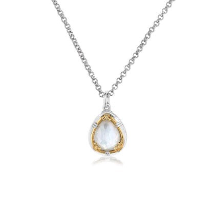 Anatoli Collection Mother of Pearl Teardrop Pendant (Lg)