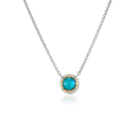 Anatoli Collection Round Chrysocolla Pendant (sml)