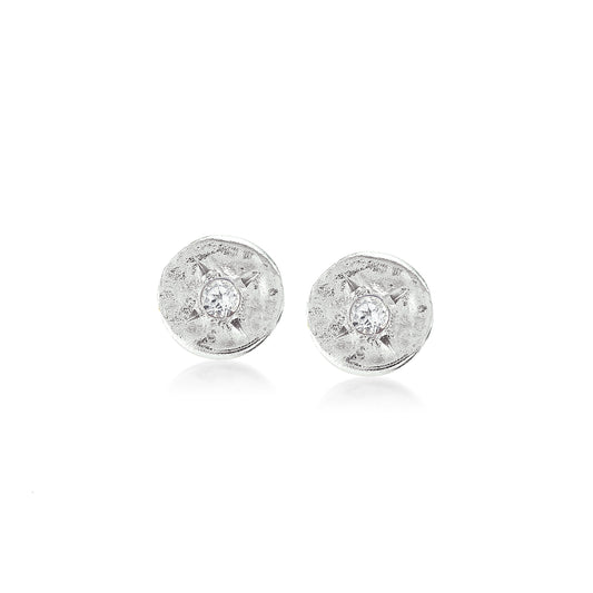 Anatoli Collection White Sapphire Earrings