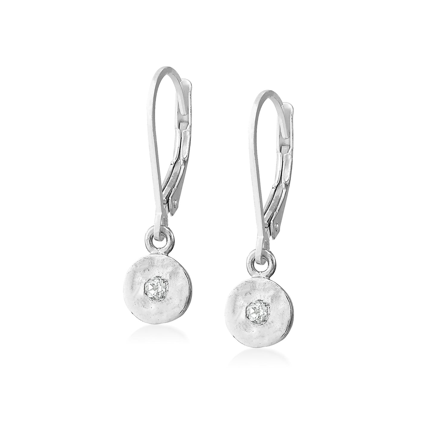 Anatoli Collection White Sapphire Earrings