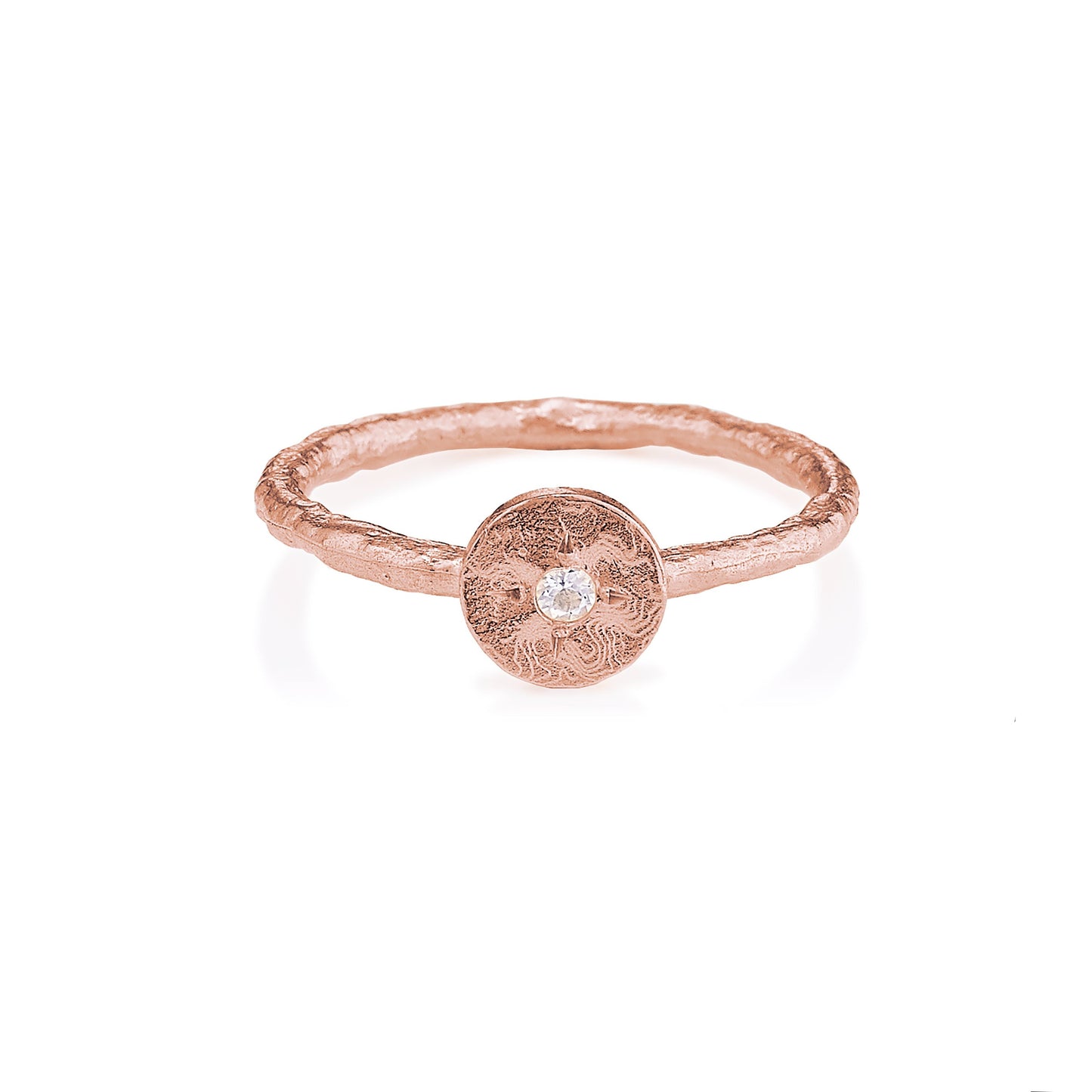 Anatoli Collection Petite White Sapphire Ring