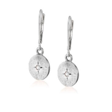 Anatoli Collection White Sapphire Earrings