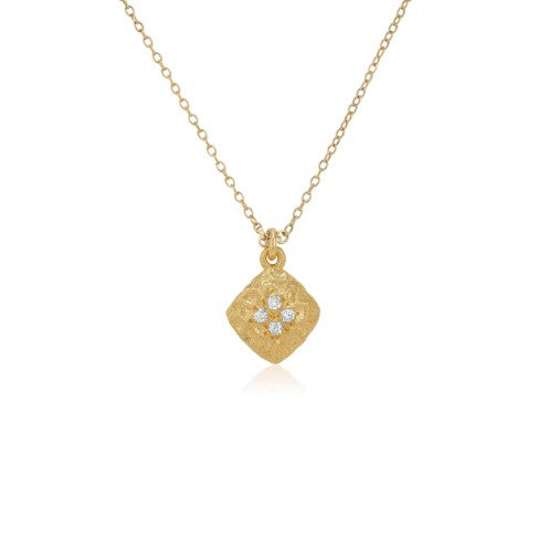 Anatoli Collection White Sapphire Pendant