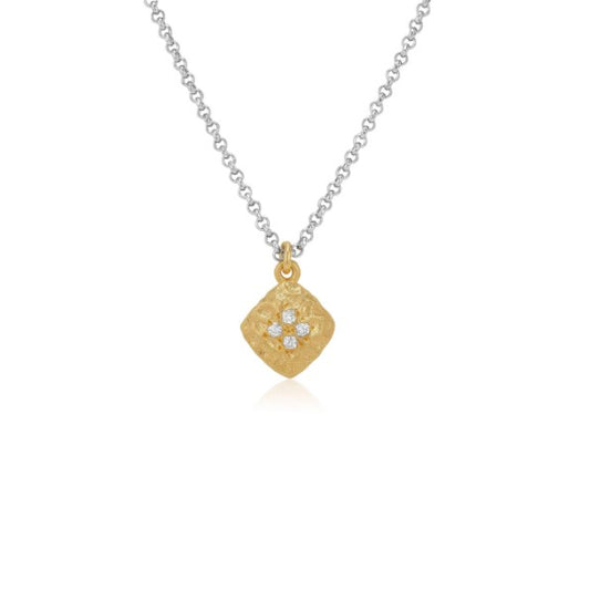 Anatoli Collection White Sapphire Pendant