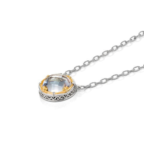 Anatoli Collection Round Rock Crystal Pendant