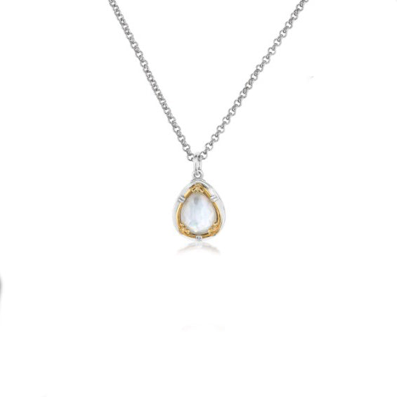 Anatoli Collection Mother of Pearl Teardrop Pendant (Sm)