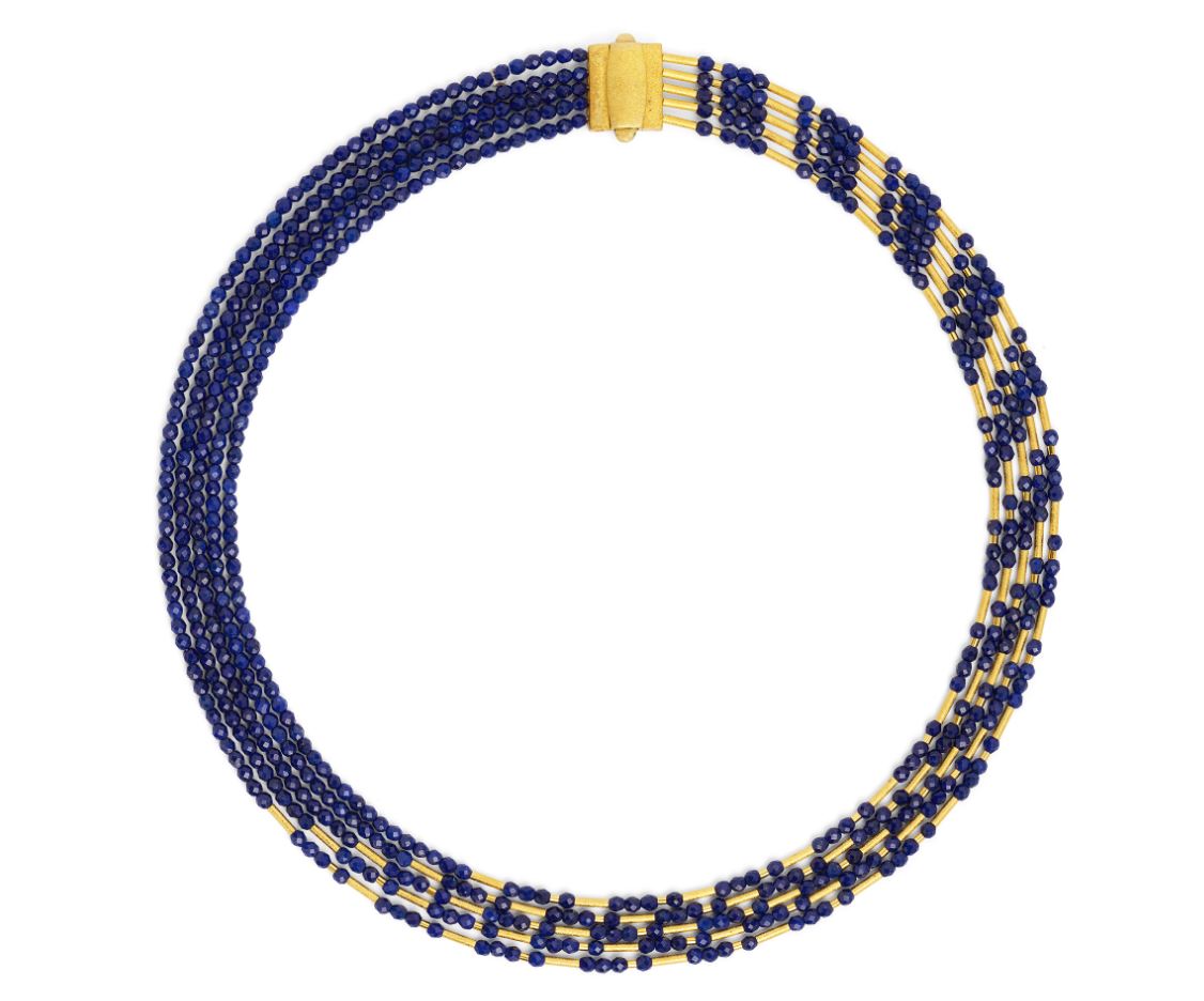 Bernd Wolf Collection "Cliopetra" Lapis Necklace