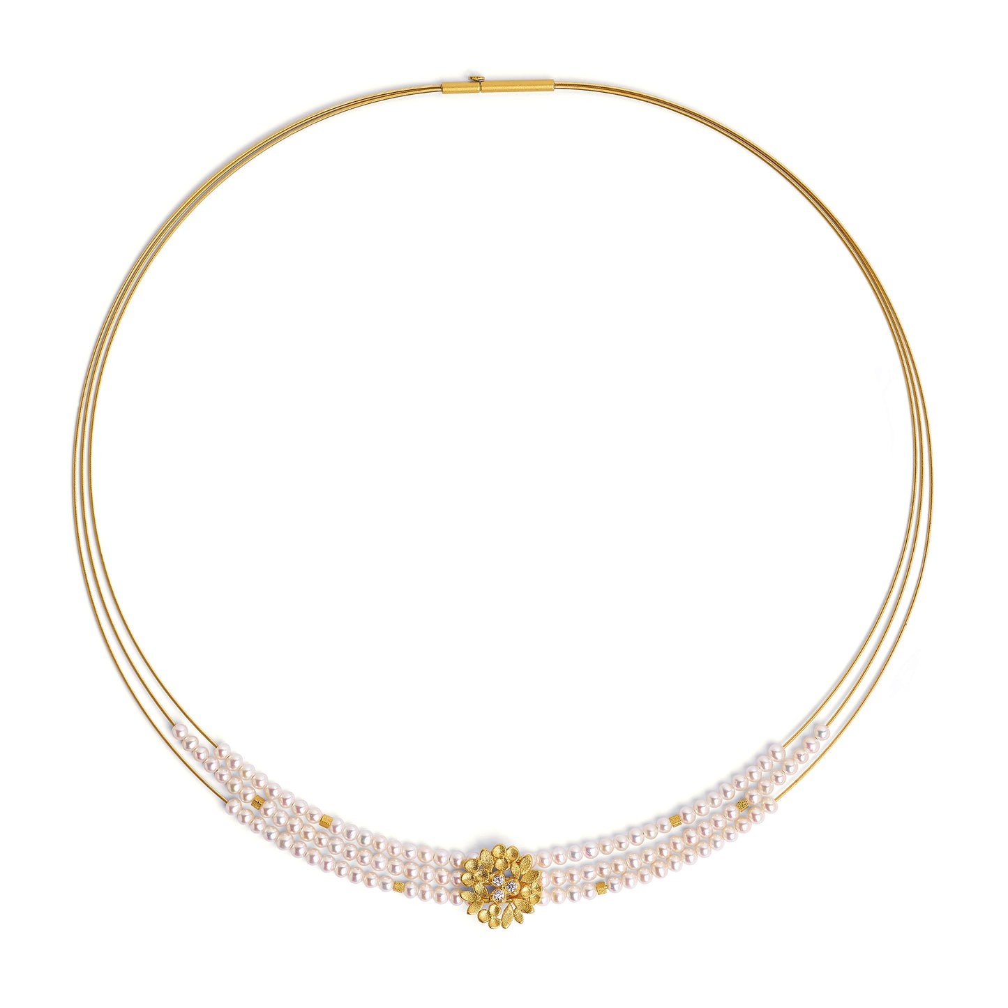 Bernd Wolf Collection "Lamira" Pearl Necklace
