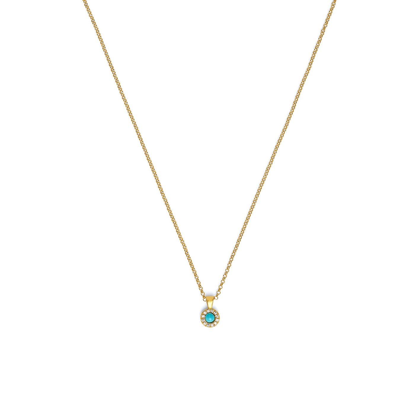 Bernd Wolf Collection "Arenia" Turquoise & CZ Necklace