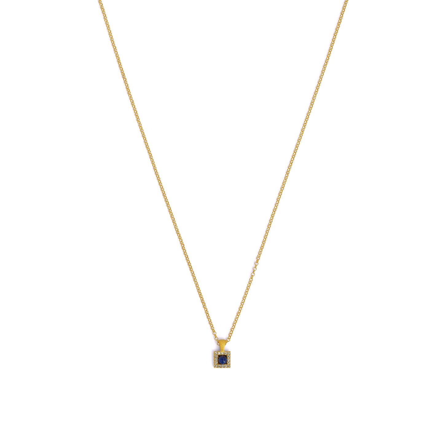 Bernd Wolf Collection "Abinia" Lapis & CZ Necklace