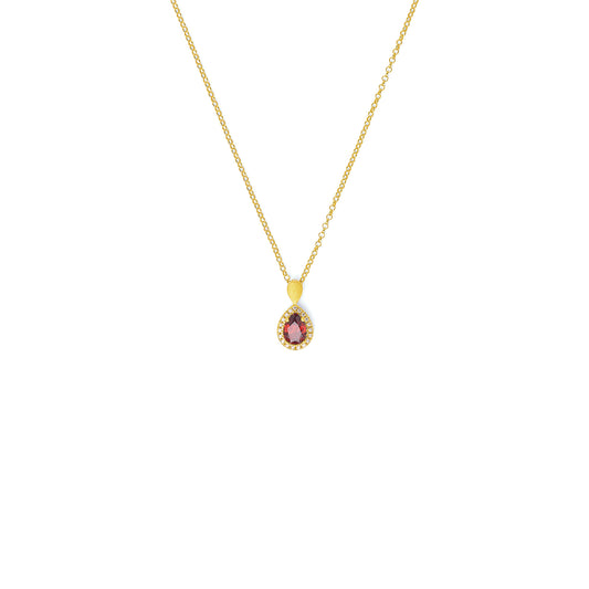 Bernd Wolf Collection "Antoinette" Garnet Necklace