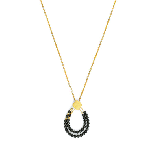 Bernd Wolf Collection "Clini" Black Spinel Necklace